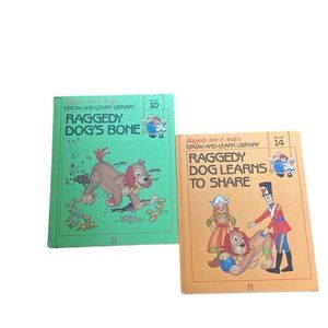 Vintage Raggedy Ann & Andy's Grow-And-Learn Library Lot